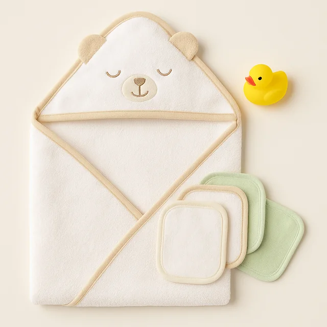 Hooded Towel & Washcloth Sets